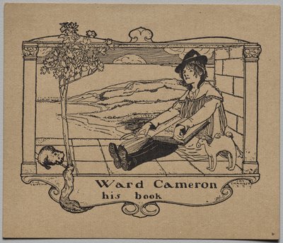 Boekplaat: Ward Cameron door Unknown artist