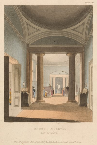 British Museum, Nieuw Gebouw door Unknown artist