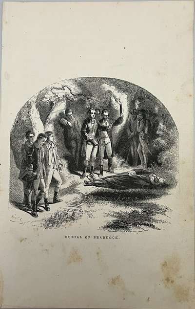 Begrafenis van Braddock door Unknown artist