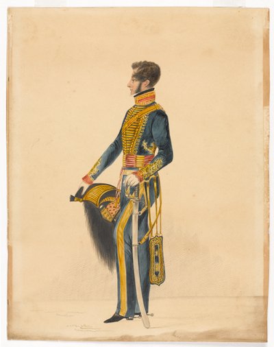 Kapitein William Brett, Bombay Horse Artillery door Unknown artist