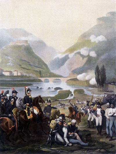 Inname van het kasteel van de Pietra door het Napoleontische leger op 4 september door Unknown artist