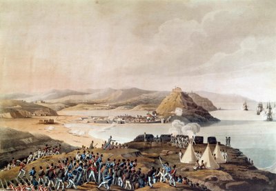 Inname van de stad en citadel van San Sebastian in Spanje in september 1813 door Unknown artist