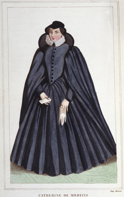 Catherine de Medici (Caterina de Medici) (1519-1589). Koningin van Frankrijk door Unknown artist