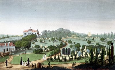 Begraafplaats Père Lachaise, circa 1820 - in 