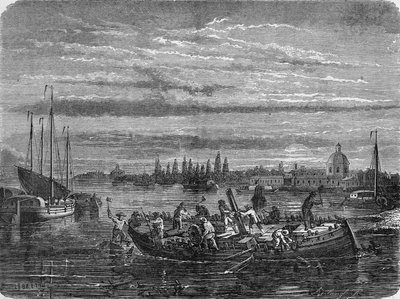 Charles Dallery heeft zijn stoomboot geschraapt naar Helice. In 