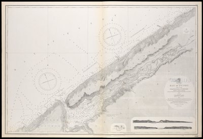 Kaart van Nova Scotia, Bay of Fundy, Gullivers Hole naar St Croix Bay, voor het eerst gepubliceerd op 10 februari 1858 door Unknown artist