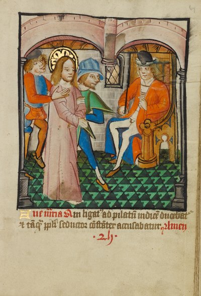 Christus voor Pilatus door Unknown artist