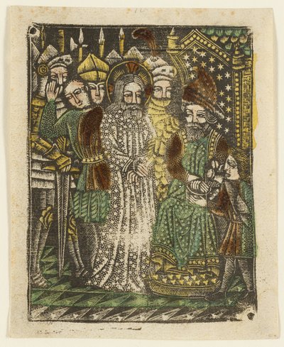 Christus voor Pilatus door Unknown artist
