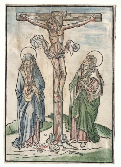 Christus aan het kruis door Unknown artist
