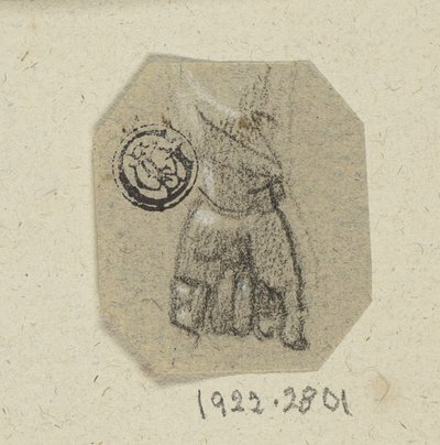 Gebalde linkerhand door Unknown artist