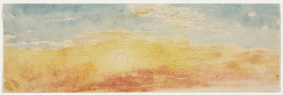 Wolk Studie door Unknown artist