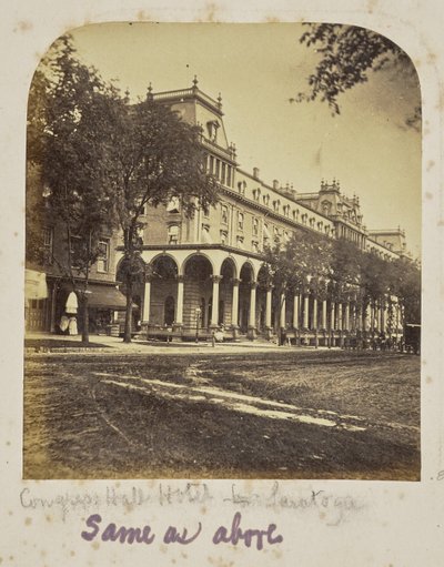 Hotel Congress Hall - Saratoga door Unknown artist