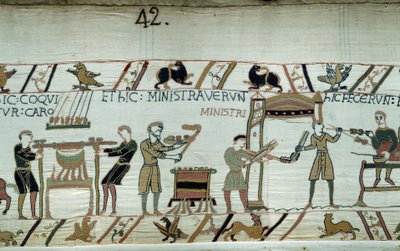 Verovering van Engeland door de hertog van Normandië Willem de Veroveraar in 1066 door Unknown artist