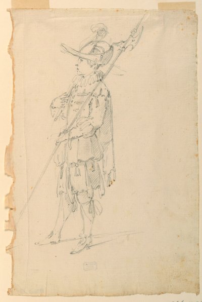 Kostuumontwerp: Een Helmbos voor een Ballet door Unknown artist