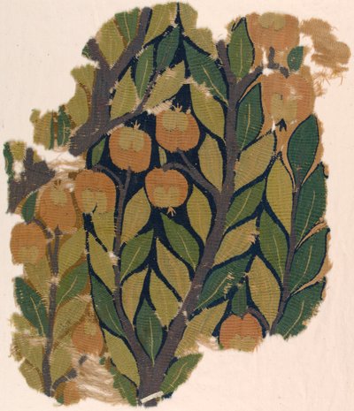 Gordijnrandfragment door Unknown artist