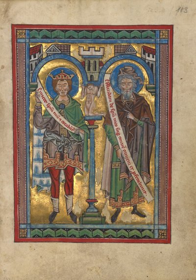David en Joel door Unknown artist