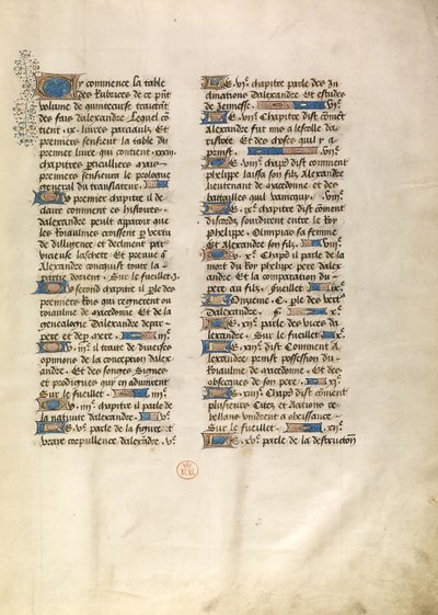 Versierde tekstpagina door Unknown artist