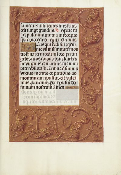 Versierde tekstpagina door Unknown artist