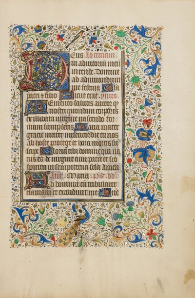 Versierde tekstpagina door Unknown artist