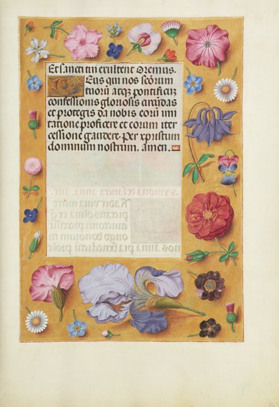 Versierde tekstpagina door Unknown artist