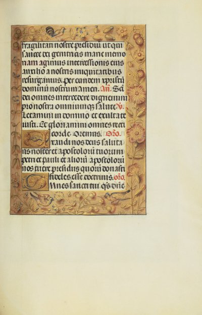 Versierde tekstpagina door Unknown artist