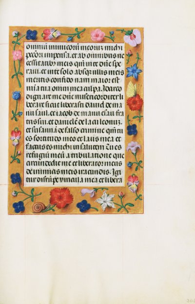 Versierde tekstpagina door Unknown artist