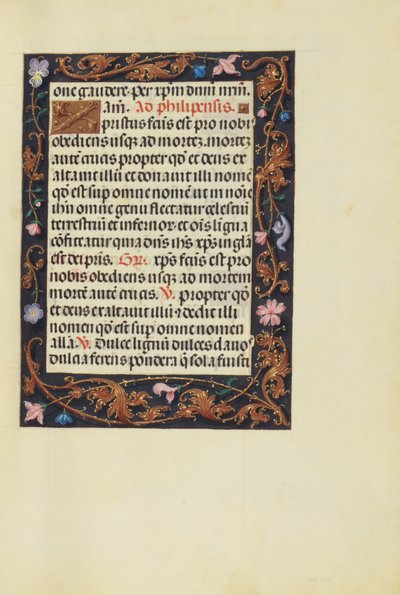 Versierde tekstpagina door Unknown artist