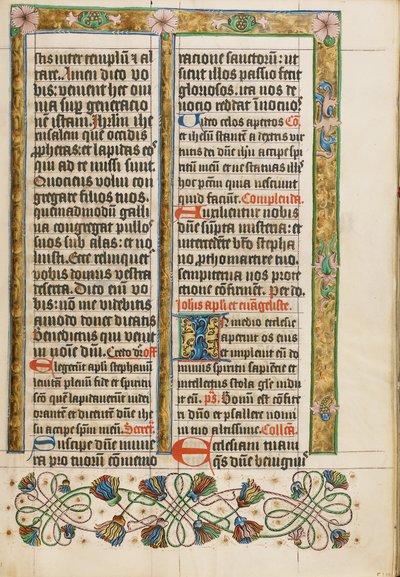 Versierde tekstpagina door Unknown artist