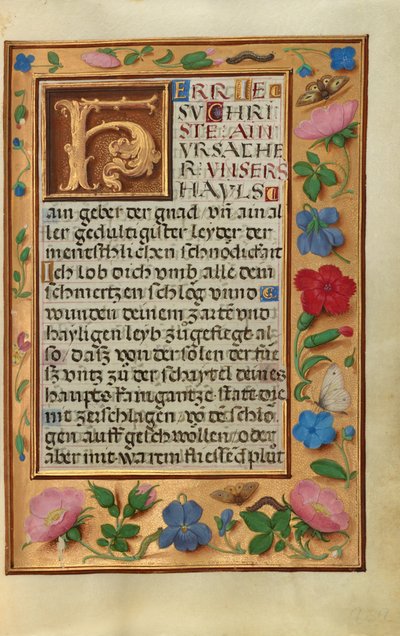 Versierde tekstpagina door Unknown artist