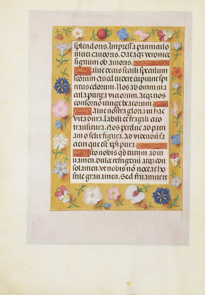 Versierde tekstpagina door Unknown artist
