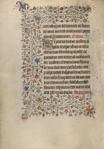 Versierde tekstpagina door Unknown artist