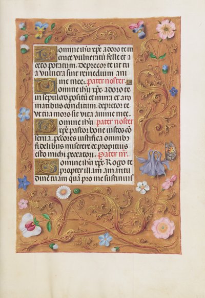 Versierde tekstpagina door Unknown artist