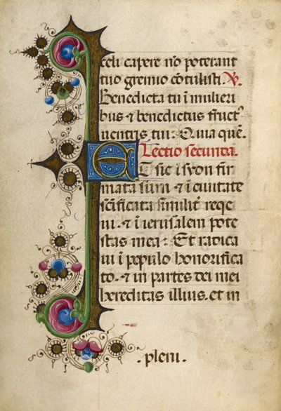 Versierde tekstpagina door Unknown artist