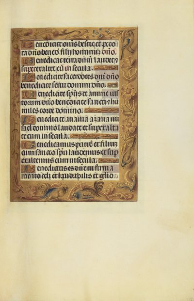Versierde tekstpagina door Unknown artist