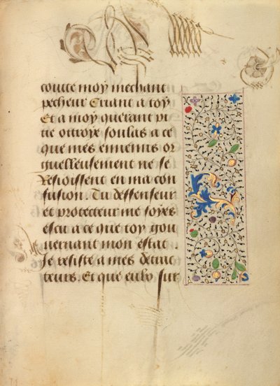 Versierde tekstpagina door Unknown artist