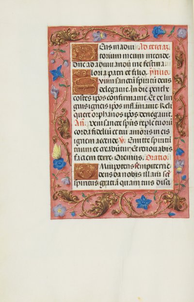 Versierde tekstpagina door Unknown artist