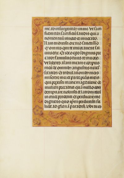 Versierde tekstpagina door Unknown artist