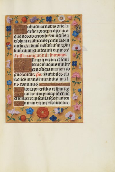 Versierde tekstpagina door Unknown artist