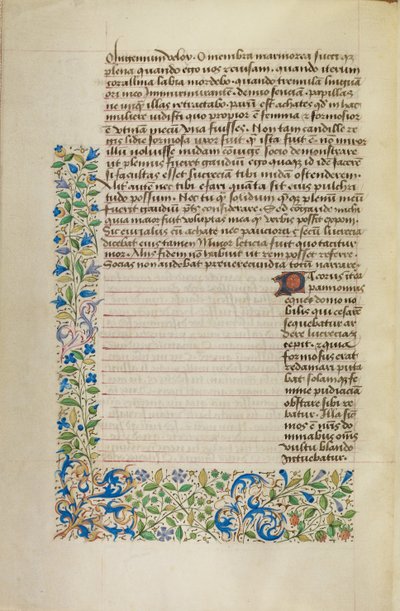 Versierde tekstpagina door Unknown artist