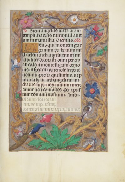 Versierde tekstpagina door Unknown artist
