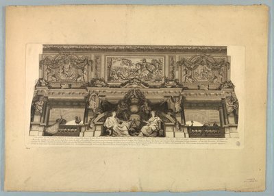 Decoraties door Lebrun en Mignard in het Paleis van Versailles door Unknown artist