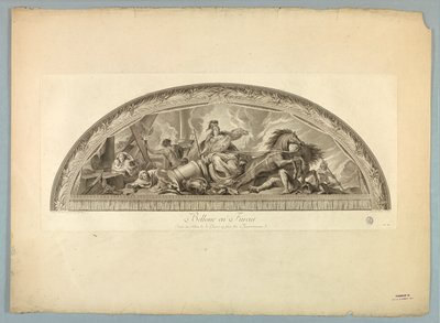 Decoraties door Lebrun en Mignard in het Paleis van Versailles door Unknown artist