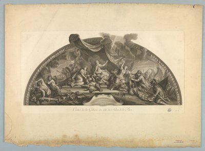 Decoraties door Lebrun en Mignard in het Paleis van Versailles door Unknown artist