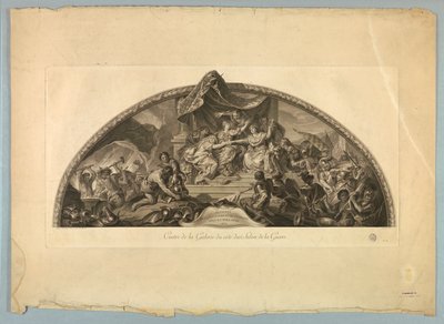 Decoraties door Lebrun en Mignard in het Paleis van Versailles door Unknown artist