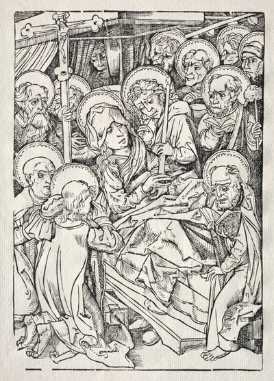 De dood van Maria door Unknown artist