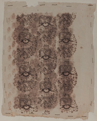 Ontwerptekening, eind 18e eeuw door Unknown artist