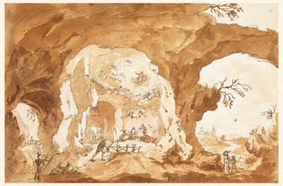 Ontwerp voor kribbe (kerststal) door Unknown artist