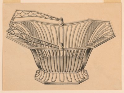 Ontwerp voor een Broodmand door Unknown artist