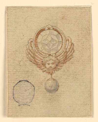 Ontwerp voor een Broche door Unknown artist