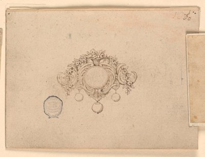Ontwerp voor een broche door Unknown artist